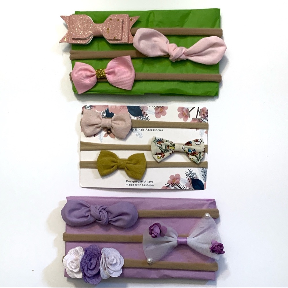 9 Nylon Headbands